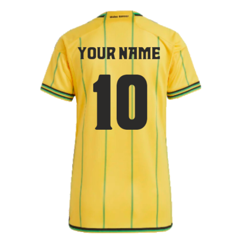 2023-2024 Jamaica Home Shirt (Ladies) (Your Name)