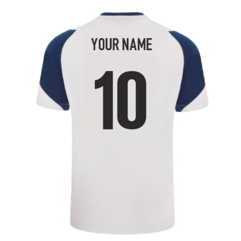 Scotland 2023 RWC Poly Training Shirt (White) - Kids (Your Name)