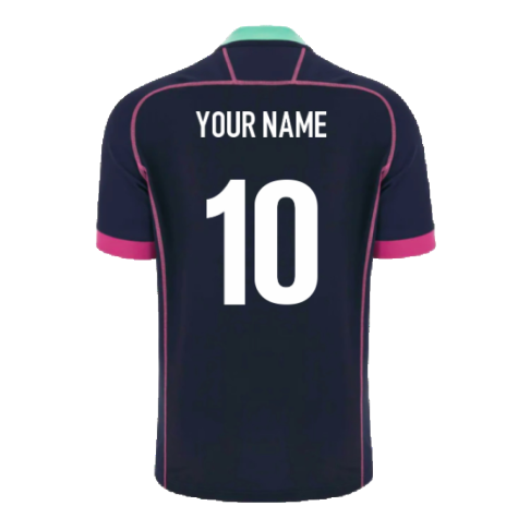 Scotland RWC 2023 Rugby Training Jersey (Navy-Sky) (Your Name)