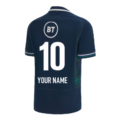 2023-2024 Scotland Home Rugby Poly Replica Shirt (Kids) (Your Name)