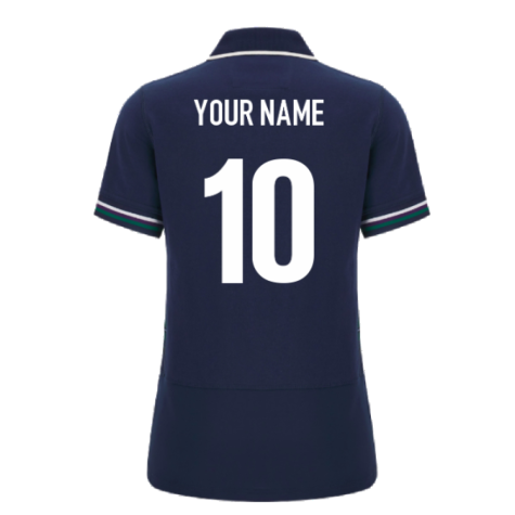 2023-2024 Scotland Rugby Home Cotton Shirt (Ladies) (Your Name)