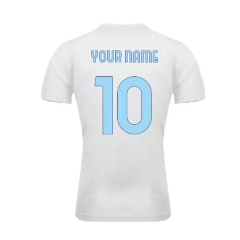 2023 Lazio Special Anniversary Logo Tee (White) (Your Name)