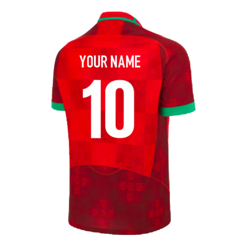 Portugal RWC 2023 Home Replica Rugby Shirt (Your Name)