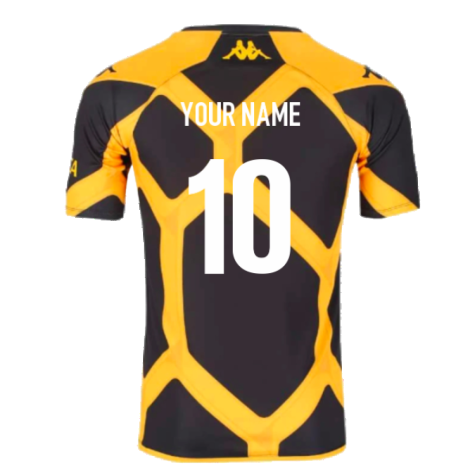 2023-2024 Kaizer Chiefs Abourpre Pro7 Shirt (Black-Yellow) (Your Name)