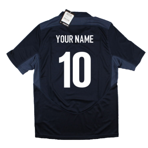 2023-2024 Samoa Rugby Training Jersey (Navy) (Your Name)