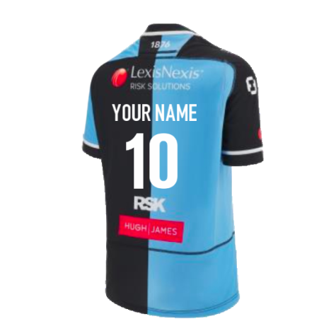 2023-2024 Cardiff Blues Home Rugby Shirt (Kids) (Your Name)