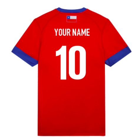 2023 Chile RWC Rugby Home Shirt (Your Name)