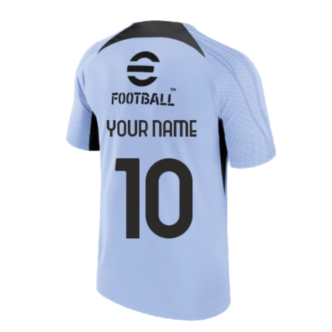 2023-2024 Inter Milan Strike Training Shirt (Marine) (Your Name)