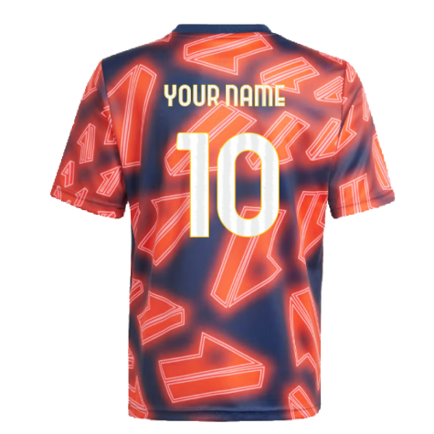 2023-2024 Juventus Pre Match Shirt (Night Indigo) - Kids (Your Name)