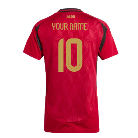 2024-2025 Belgium Home Shirt (Ladies) (Your Name)