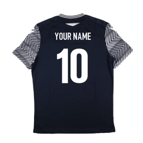 2024 West Indies Cricket Training Shirt (Navy) (Your Name)