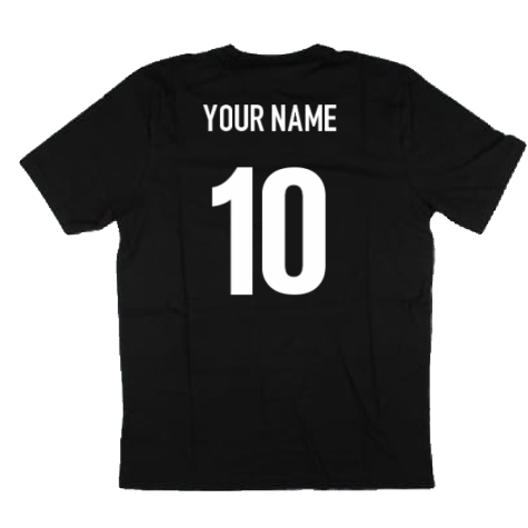 Castore Cotton Leisure Tee (Black) (Your Name)