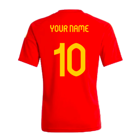 2024-2025 Spain Home Fan Shirt (Kids) (Your Name)