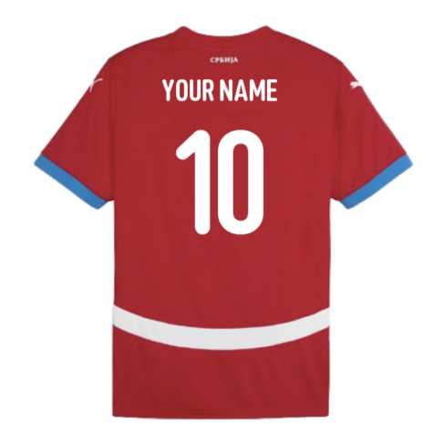 2024-2025 Serbia Home Shirt (Your Name)