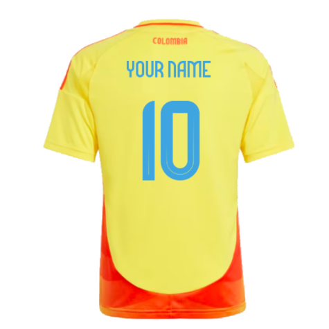 2024-2025 Colombia Home Shirt (Kids) (Your Name)