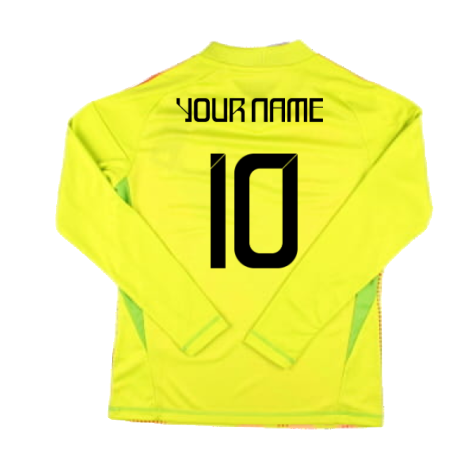 2024-2025 Scotland Home Goalkeeper Shirt (Yellow) - Kids (Your Name)