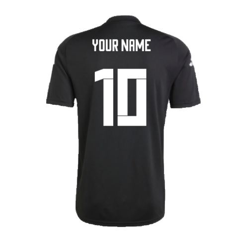 2024-2025 Germany Pre-Match Shirt (Black) (Your Name)