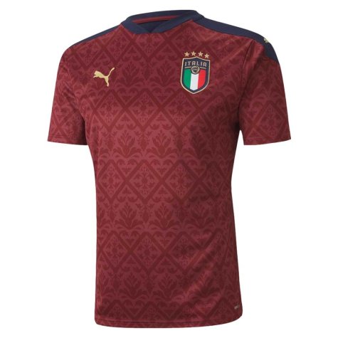 2020-2021 Italy Goalkeeper Shirt (Cordovan) (BUFFON 1)