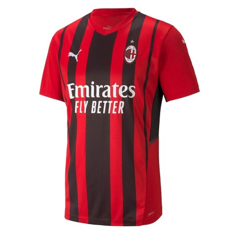 2021-2022 AC Milan Home Shirt (Your Name)