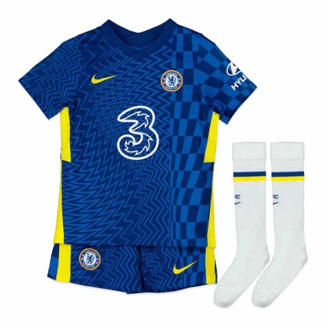 2021-2022 Chelsea Little Boys Home Mini Kit (CHILWELL 21)