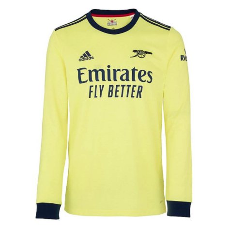 Arsenal 2021-2022 Long Sleeve Away Shirt (DIXON 2)