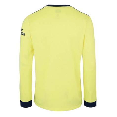 Arsenal 2021-2022 Long Sleeve Away Shirt (XHAKA 34)