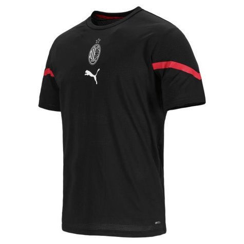 2021-2022 AC Milan Pre-Match Jersey (Black) (CALHANOGLU 10)