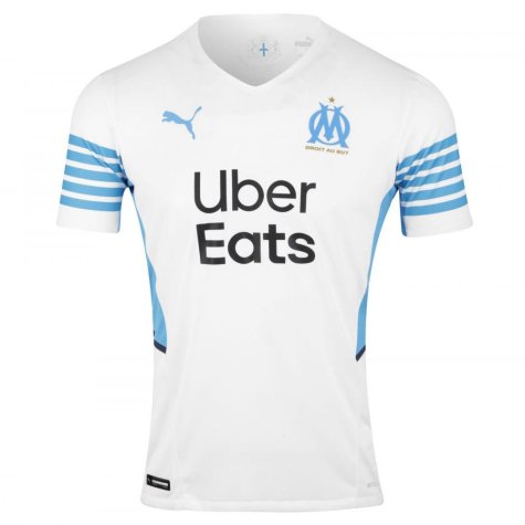 2021-2022 Marseille Authentic Home Shirt (MILIK 9)