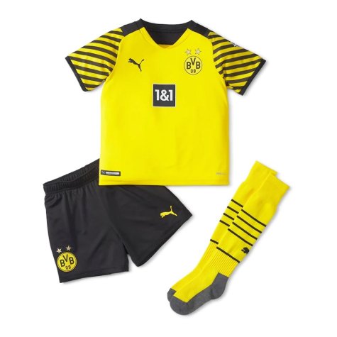 2021-2022 Borussia Dortmund Home Mini Kit (REYNA 7)