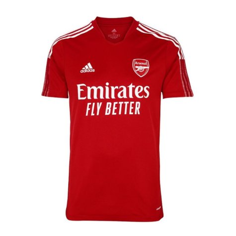 Arsenal 2021-2022 Training Shirt (Active Maroon) - Kids (ODEGAARD 8)