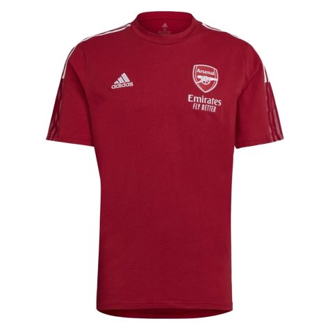 Arsenal 2021-2022 Training Tee (Active Maroon) (AUBAMEYANG 14)