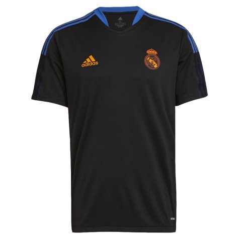 Real Madrid 2021-2022 Training Shirt (Black) (DI STEFANO 9)