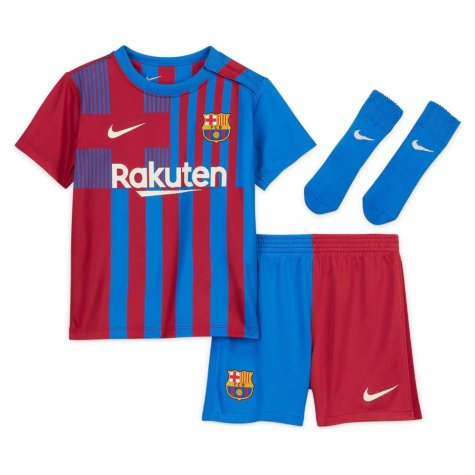 2021-2022 Barcelona Infants Home Kit (JUNIOR 24)