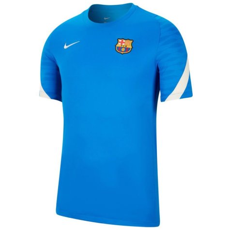 2021-2022 Barcelona Training Shirt (Blue) (JUNIOR 24)