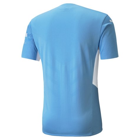 2021-2022 Man City Authentic Home Shirt (FERNANDINHO 25)