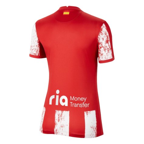 2021-2022 Atletico Madrid Womens Home Shirt (Your Name)