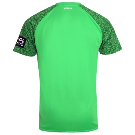 2021-2022 West Ham Home Goalkeeper Shirt (Green) (GREEN 1)