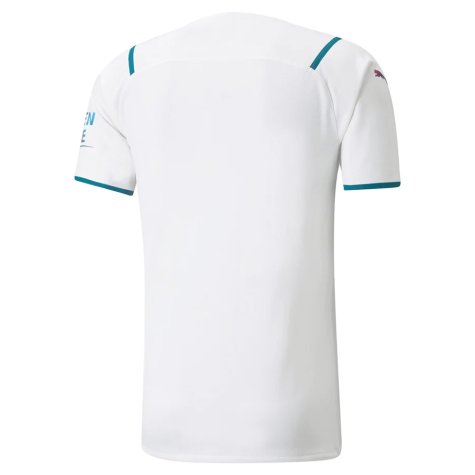 2021-2022 Man City Authentic Away Shirt (Your Name)