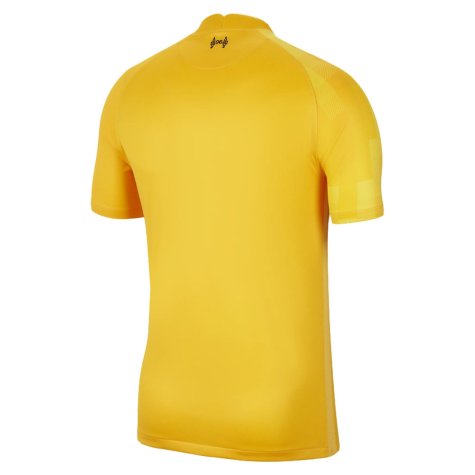 2021-2022 Liverpool Away Goalkeeper Shirt (Yellow) (Your Name)