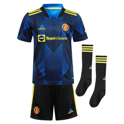 Man Utd 2021-2022 Third Mini Kit (Blue) (WILLIAMS 33)