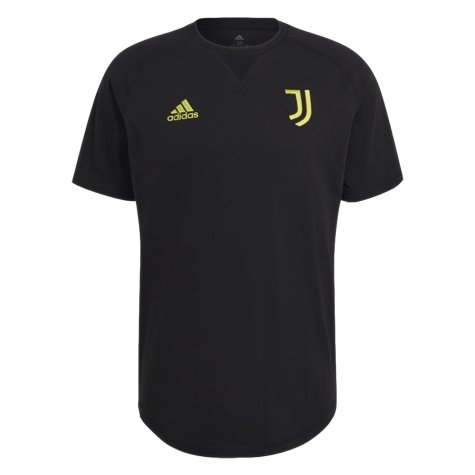 2021-2022 Juventus Travel Tee (Black) (BERNARDESCHI 20)