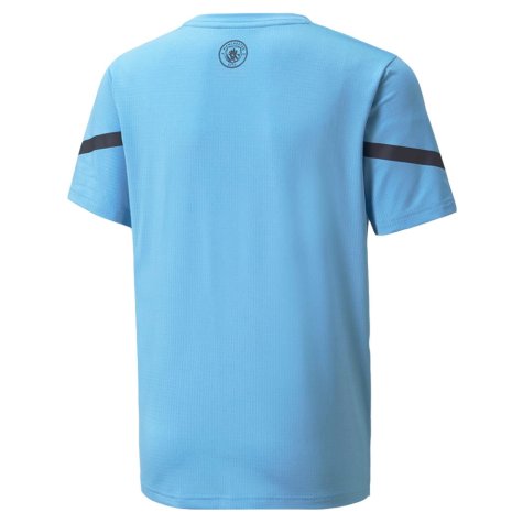 2021-2022 Man City Pre Match Jersey (Light Blue) (SILVA 21)