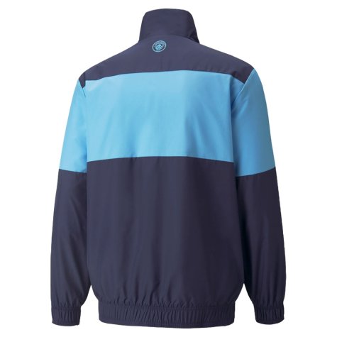 2021-2022 Man City Pre Match Jacket (Peacot)