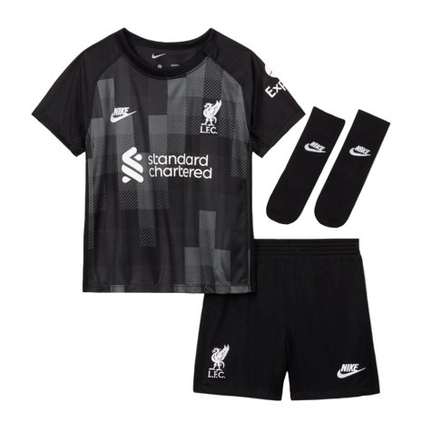 Liverpool 2021-2022 Goalkeeper Baby Kit (Black) (A Becker 1)