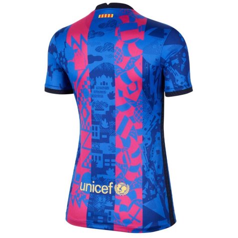 2021-2022 Barcelona Womens 3rd Shirt (F.DE JONG 21)