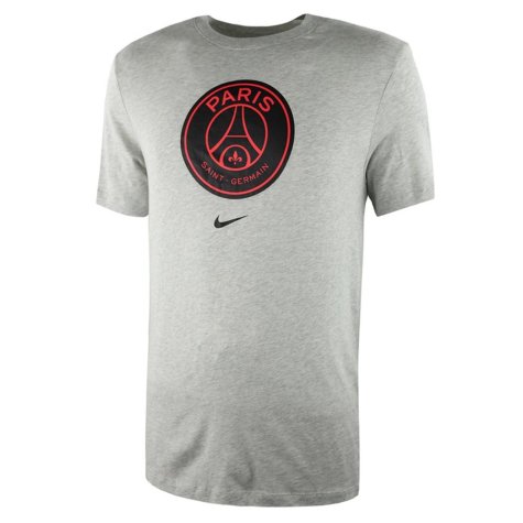 2021-2022 PSG Tee Evergreen Crest (Grey) (IBRAHIMOVIC 10)