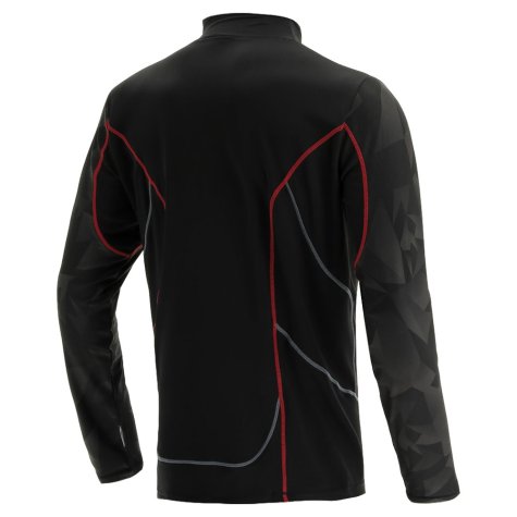 2021-2022 Wales Half Zip Performance Softshell (Black)