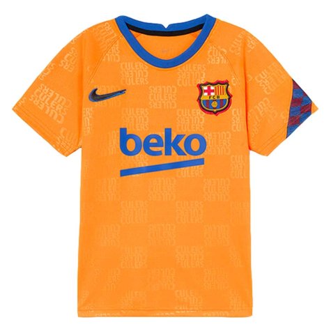 2022 Barcelona Nike Dri-Fit Pre Match Shirt (Kids) (SERGIO 5)