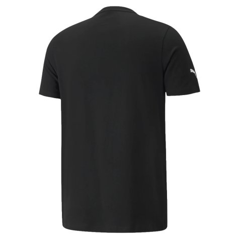 2022 Ferrari Race Colored Big Shield Tee (Black)