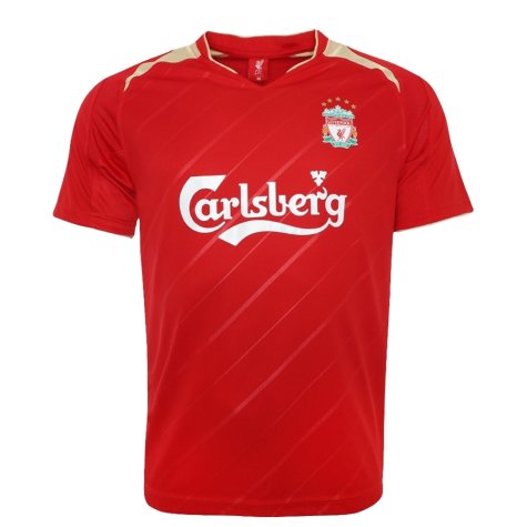 2005-2006 Liverpool Home CL Retro Shirt (RUSH 9)